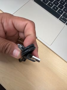 Short USB-A to Micro-USB Cable (~6-8", charge/sync)