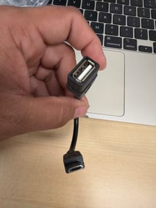 Micro-USB OTG Adapter Cable (USB-A female to Micro-USB male, ~4-6")