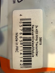 433 MHz Transmitter Receiver Wireless Module (3-pack)