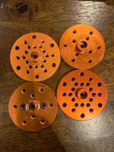 REV Robotics Aluminum Servo Horn V2, Orange (REV-41-1828)