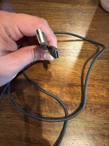 USB-A to USB-C Cable (Black)