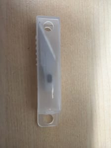 Snap-Off Utility Knife Blades (refill, dispenser case)