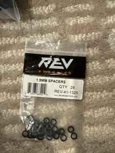 REV Robotics 1.5mm Hex Spacer (REV-41-1325)