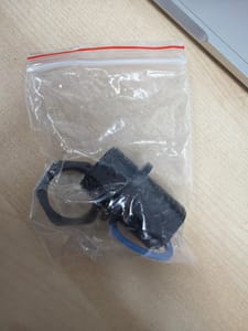 Plastic Cable Gland / Strain-Relief Connector (w/ locknut, gasket, O-ring)