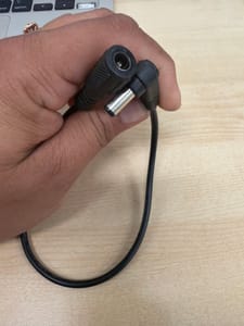 DC Barrel Female-to-Male (Right-Angle) Adapter Lead #2