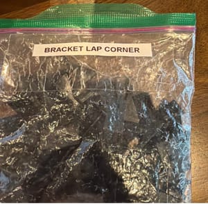Lap Corner Brackets (Black, Generic)
