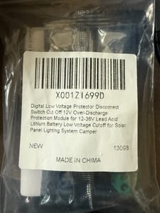 Digital Low Voltage Protector Disconnect Switch 12-36V