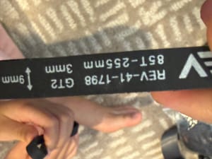 REV Robotics GT2 Timing Belt 3mm Pitch, 85T, 255mm x 9mm (REV-41-1798)