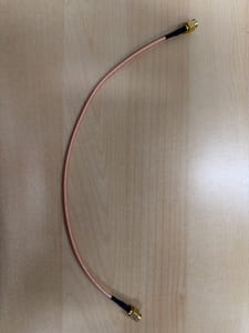 SMA Male-to-Male RF Coax Jumper Cable (~35 cm)