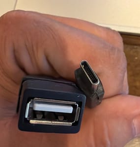 USB-C Male to USB-A Female Adapter (OTG)