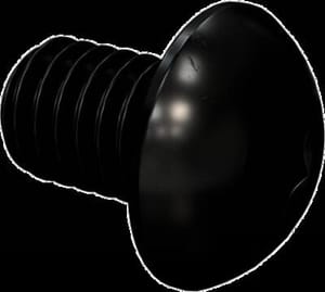 M4 x 6mm Button Head Cap Screw, Class 10.9, Black Oxide