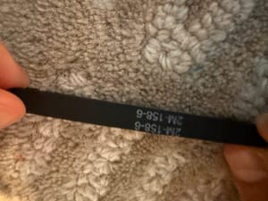 GT2 Timing Belt 2M-158-6