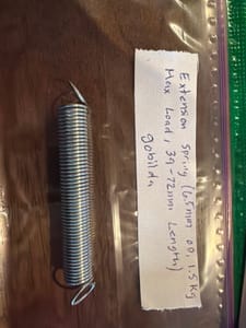 goBILDA Extension Spring (6.5mm OD, 1.5kg Max Load, 39-72mm)