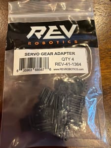 REV Robotics Servo Gear Adapter (REV-41-1364)