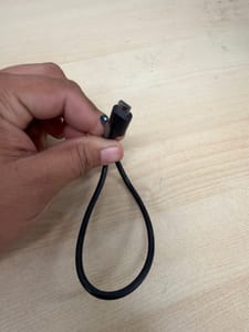 Short Micro-USB Cable, Black