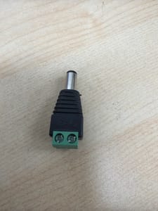 Male DC Barrel Plug to Screw-Terminal Adapter