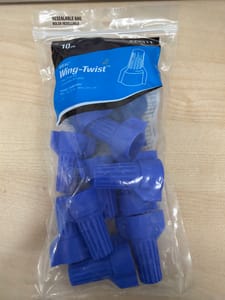 IDEAL Wing-Twist Wire Connector, Blue (#12-#6)