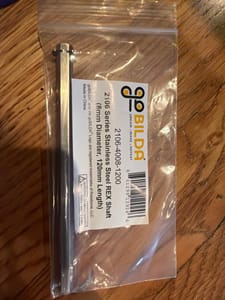 goBILDA 2106 Series Stainless Steel REX Shaft (8mm, 120mm) (2106-4008-1200)