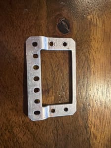 REV Robotics 15mm Metal Offset Servo Bracket V2