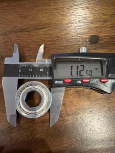 Hex-Bore Ball Bearing (~1.125" OD)