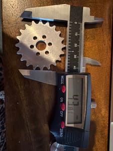 REV Robotics 20 Tooth Metal #25 Sprocket (REV-41-1720)
