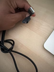 Mini USB Cable ~1m Black (generic)