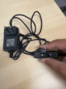 Vilros 5.1V 3A Micro-USB Power Adapter w/ Inline Switch (FJ-SW126G0513000U)