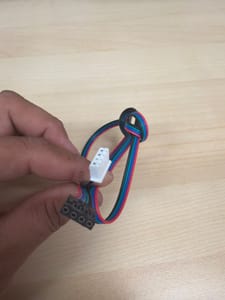 Stepper Motor Cable (NEMA 17, 4-pin JST-XH to 6-pin, ~1m)
