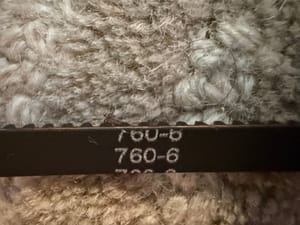 GT2 Timing Belt 2M-760-6