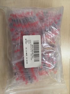 Hotop Heat-Shrink Solder Seal Butt Connector 22-18 AWG (Red)