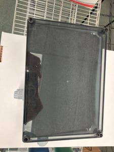 Weatherproof Electrical Enclosure / Junction Box (clear lid, cable gland)