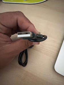 Micro USB Cable ~0.5m Black