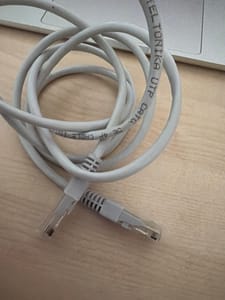 Teltonika Cat5e UTP Patch Cable, White (~1m)