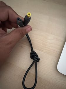 DC Plug to DC Plug Adapter Cable (4.0mm to 3.5mm)
