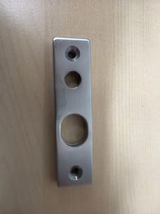 Machined Stainless/Aluminum Face Plate (2 countersunk holes + medium & large bore)