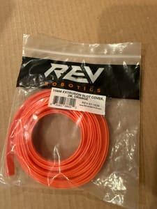 REV Robotics 15mm Extrusion Slot Cover 2M - Orange (REV-41-1639)