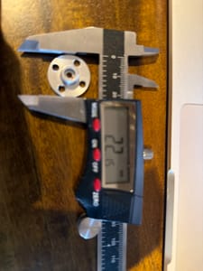 Aluminum Servo Horn (~22.15mm OD)
