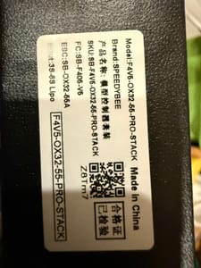 SpeedyBee F4V5 Pro Stack (FC + ESC)