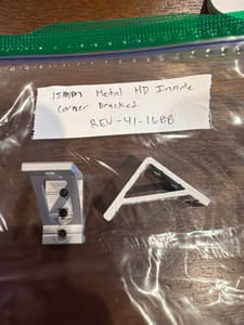 REV Robotics 15mm Metal HD Inside Corner Bracket (REV-41-1688)