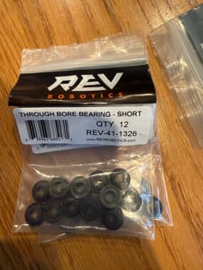 REV Robotics Through Bore Bearing - Short (REV-41-1326)