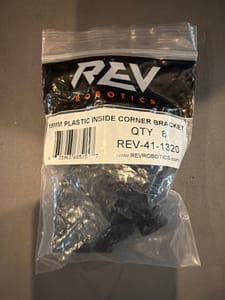 REV Robotics 15mm Plastic Inside Corner Bracket (REV-41-1320)