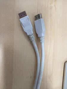 DisplayPort to DisplayPort Cable, White