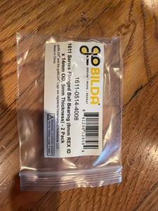 goBILDA 1611 Series Flanged Ball Bearing (8mm REX, 14mm OD) - 2 Pack (1611-0514-4008)