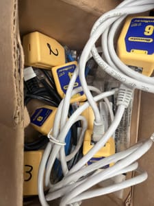 LanRover Pro Remote Units Lot (network tester remotes + patch cables)