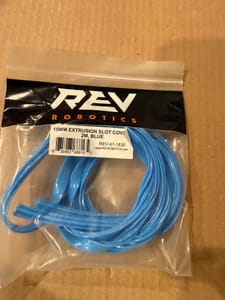 REV Robotics 15mm Extrusion Slot Cover 2M - Blue (REV-41-1635)