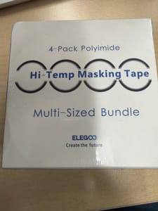ELEGOO Hi-Temp Polyimide Masking Tape 4-Pack (Multi-Sized Bundle)