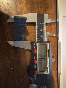 3D-Printed Plastic Corner Bracket (~26.83mm)