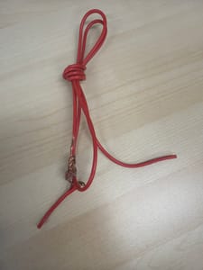Red Flexible Stranded Hookup Wire (~16-18 AWG, ~1-2 ft, bare ends)