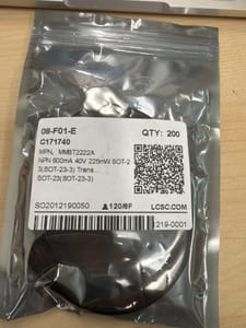 MMBT2222A NPN Transistor 40V 600mA SOT-23