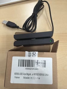 Deftun MSR90 USB Magnetic Stripe Card Swipe Reader
